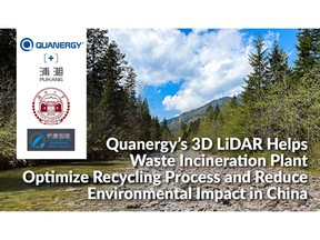 Quanergy's 3D LiDAR Helps Waste Incineration Plant Optimize Recycling Process and Reduce Environmental Impact in China