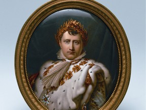 A portrait of Napoleon by Jean-Francois Soiron (1756-1813) from the State Hermitage Museum in St Petersburg, Russia. The Hermitage has started selling its most famous artistic masterpieces as NFTs.