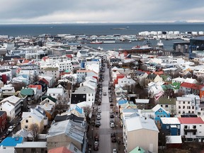 Downtown Reykjavik in Iceland. Eighty-six per cent of Iceland’s entire working population have either moved to shorter hours or can negotiate to do so.