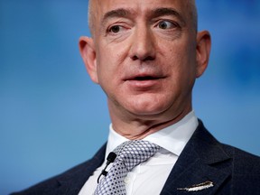 Jeff Bezos, the world's richest person, is set on Tuesday to blast off aboard his company Blue Origin's New Shepard launch vehicle for a suborbital flight.