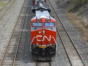 Strong orders for goods such as metals, lumber and oil gave Canada's largest railway a boost in the second quarter.