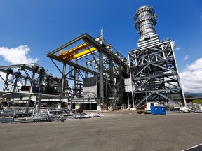 An image from 2012 of a natural gas turbomachinery module being manufactured by GE Oil & Gas in Avenza, Italy, for the Gorgon LNG project in Australia.