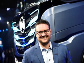 Nikola founder and then-CEO Trevor Milton at an event in 2019.