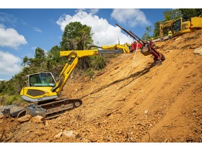 GeoStabilization International uses the new Remote Operated Launcher System to provide flexible and customizable slope stability critical for maintaining safe and sustainable infrastructures.