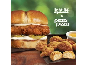 Lightlife and Pizza Pizza partner to introduce new Plant-Based Chicken Sandwich and Bites to Canadians across the country.