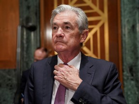 Federal Reserve Chair Jerome Powell on Capitol Hill in Washington, July 15, 2021.