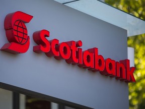 Bank of Nova Scotia beat analysts' estimates for third-quarter profit on Tuesday.