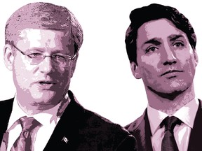 Stephen Harper and Justin Trudeau have approached their respective recessions in much the same way, albeit with different degrees of enthusiasm.