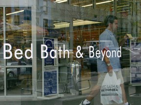 Bed Bath & Beyond said that store traffic slowed significantly in August amid renewed COVID concerns.