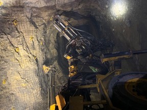 Drilling at Bolivar Mine