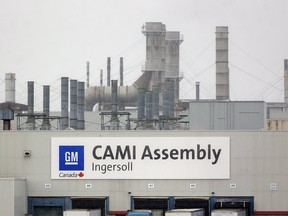 CAMI Assembly plant in Ingersoll is one of the Canadian auto plants idled because of chip shortages.