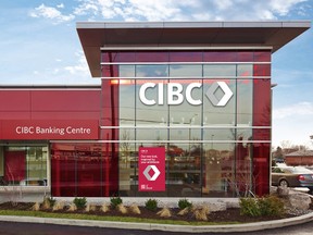 CIBC's new logo features two chevrons facing in opposing directions to symbolize a connection to the company’s “past and future opportunities” and signify the bank’s relationship with its clients, according to a statement released Wednesday.