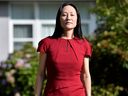 Huawei Technologies Chief Financial Officer Meng Wanzhou leaves her home to attend a court hearing in Vancouver in August.