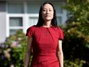 Meng Wanzhou, Chief Financial Officer von Huawei Technologies, verlässt ihr Zuhause, um im August an einer Gerichtsverhandlung in Vancouver teilzunehmen.