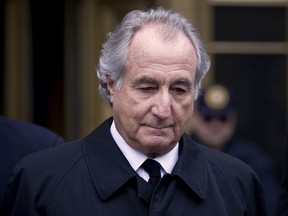 Bernard Madoff, founder of Bernard L. Madoff Investment Securities LLC, leaves federal court in New York, U.S., on March 10, 2009.