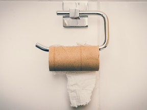 Cutting down trees to make toilet paper reduces the ability of forests to absorb carbon out of the air.
