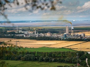 he CF Industries Holdings Inc. fertilizer manufacturing complex, which is being forced to be shut down due to high natural gas prices, in Ince, U.K., on Thursday, Sept. 16, 2021.