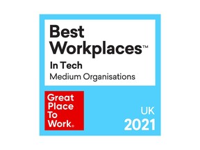 Rimini Street UK Once Again Ranked in the Top 20 for 2021 UK's Best Workplaces™ in Tech