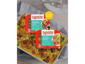 Lightlife expands distribution at Walmart, adding plant-based burgers, breakfast links and patties.