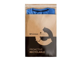 The ProAmpac curbside recyclable mailers have up to 70% lower water absorption versus a standard kraft paper mailer