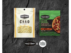 Field Roast expands distribution of plant-based pepperoni and dairy-free shredded cheese with national launch in Whole Foods Market stores.