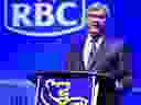 Royal Bank of Canada chief executive David McKay speaks in Toronto on April 6, 2017. 