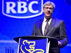Royal Bank of Canada chief executive David McKay speaks in Toronto on April 6, 2017.