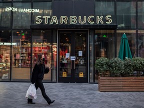 Starbucks Corp shares are up about seven per cent since the start of the year.