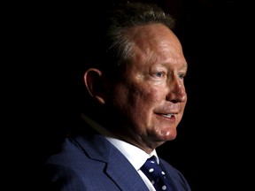 Australian magnate Andrew Forrest's Wyloo Metals Pty Ltd. is buying Noront Resources in a deal that tops a rival offer from BHP Group.