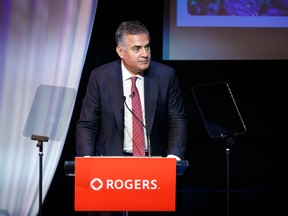 Rogers' chief executive Joe Natale.