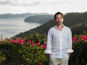 Mark Scheinberg in Peninsula Papagayo in Costa Rica, a 2,200-acre “sustainable luxury resort” with two hotels, private residences, an 18-hole golf course, and 180-slip marina.
