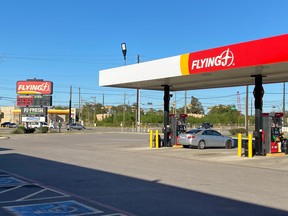 A Pilot Flying J travel center in Channelview, Texas, on Oct. 31, 2021.
