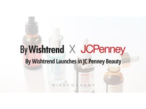 The skincare brand of Wishcompany, 'By Wishtrend' is launched at JCPenney Beauty. There are five items launched in the store, including Mandelic Acid 5% Skin Prep Water, the main product of By Wishtrend. By Wishtrend is a skincare brand with high functionality that was started after gathering feedback from over 500,000 customers on wishtrend.com, a global e-commerce platform. The ​By Wishtrend focuses on excluding harmful ingredients and formulating synergistic and effective ingredients in order to develop skincare products with actual, satisfactory results.