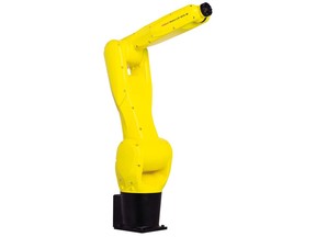 FANUC Introduces new compact LR-10iA/10 robot - Ideal for machine tending and warehousing/logistics applications. Lightweight and powerful, the new robot mounts easily to a mobile platform/AGV to maximize flexibility in the workspace.