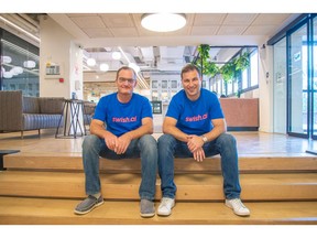 Arnon Yaffe and Sebastien Adjiman, co-founders of Swish.ai