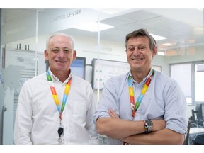 Beltrán Calvo, CEO, and Manuel Losada, COO, at Isotrol head office in Seville (Spain).