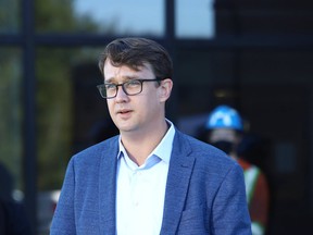 Lambton-Kent-Middlesex MPP Monte McNaughton, the province's minister of labour, training and skills development, in August.