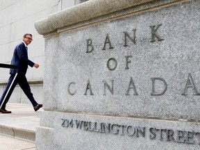 The Bank of Canada building in Ottawa on June 22, 2020.