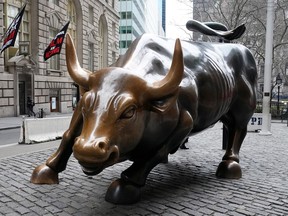 The Wall Street Bull in the Manhattan borough of New York City, New York on Jan. 16, 2019.