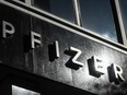 Pfizer Inc. headquarters in New York on Nov. 7, 2021.