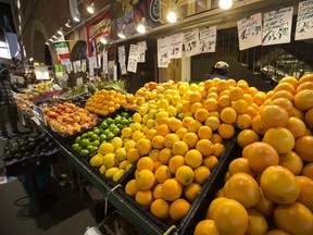 The produce at Ponesse Foods at St. Lawrence Market in Toronto on Sept. 15, 2021.