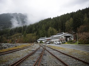 The WoodFibre LNG project site in Howe Sound, south of Squamish, B.C., on April 19, 2017.