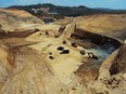 B2Gold Lalibertad Mine's Mojon pit developement in Nicaraqua in September 2012.