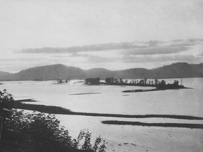 Sumas Lake, early 1900s. (The Reach Gallery)