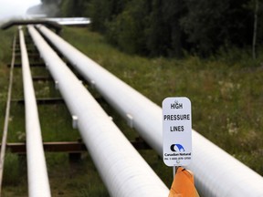 Pipelines at a Canadian Natural Resources project.