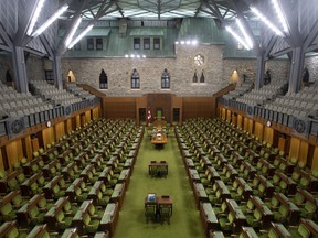 The House of Commons chamber in Ottawa.