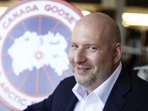 Dani Reiss, president and chief executive officer of Canada Goose Inc., stands for a photograph during an inauguration event at the company's new manufacturing facility in Montreal, in 2019.