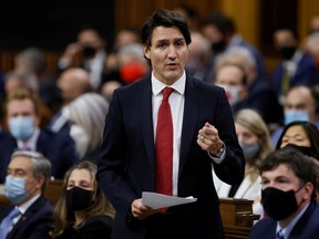 Prime Minister Justin Trudeau speaks during Question Period in the House of Commons on Wednesday.