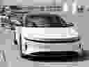 People test drive Dream Edition P and Dream Edition R electric vehicles at the Lucid Motors plant in Casa Grande, Arizona, U.S. September 28, 2021.  