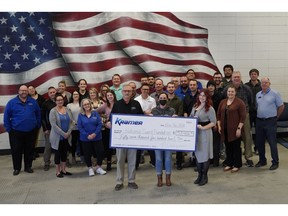 Kramer Chevrolet and Kramer Subaru raised $57,402 at their 15th annual Military and Customer Appreciation Event and Car Show, with all proceeds going directly to the North Dakota National Guard Emergency Relief Fund.
